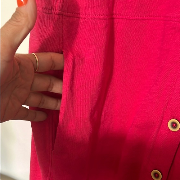 Soft Surroundings Pink Polo Button Down Shirt - Picture 6 of 11